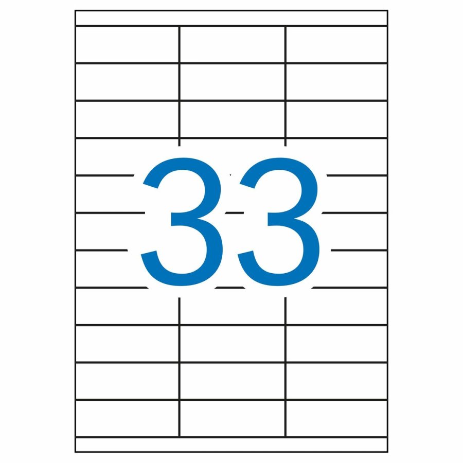 Selvklbende etiketter Apli 1270 Hvid 100 Ark 70 x 25,4 mm #2