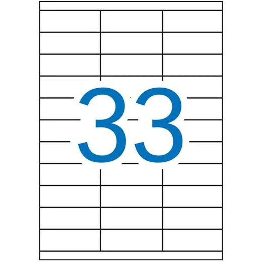 Selvklbende etiketter Apli 1270 Hvid 100 Ark 70 x 25,4 mm #1