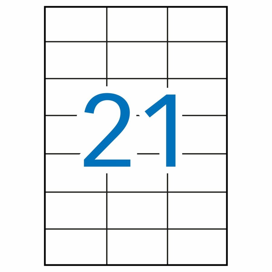 Selvklbende etiketter Apli 1276 Hvid 100 Ark 70 x 42,4 mm #2