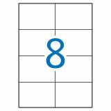 Selvklbende etiketter Apli 1279 100 Ark 105 X 74 mm Hvid #3