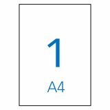 Selvklbende etiketter Apli 1281 100 Ark 210 x 297 mm Hvid #3