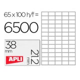 Selvklbende etiketter Apli 1283 Hvid 100 Ark 38 x 21,2 mm #1