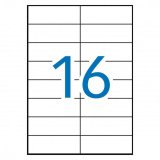 Printer labels MULTI 3 4708 Hvid ret 100 Ark 105 x 37 mm 105 x 37mm #2