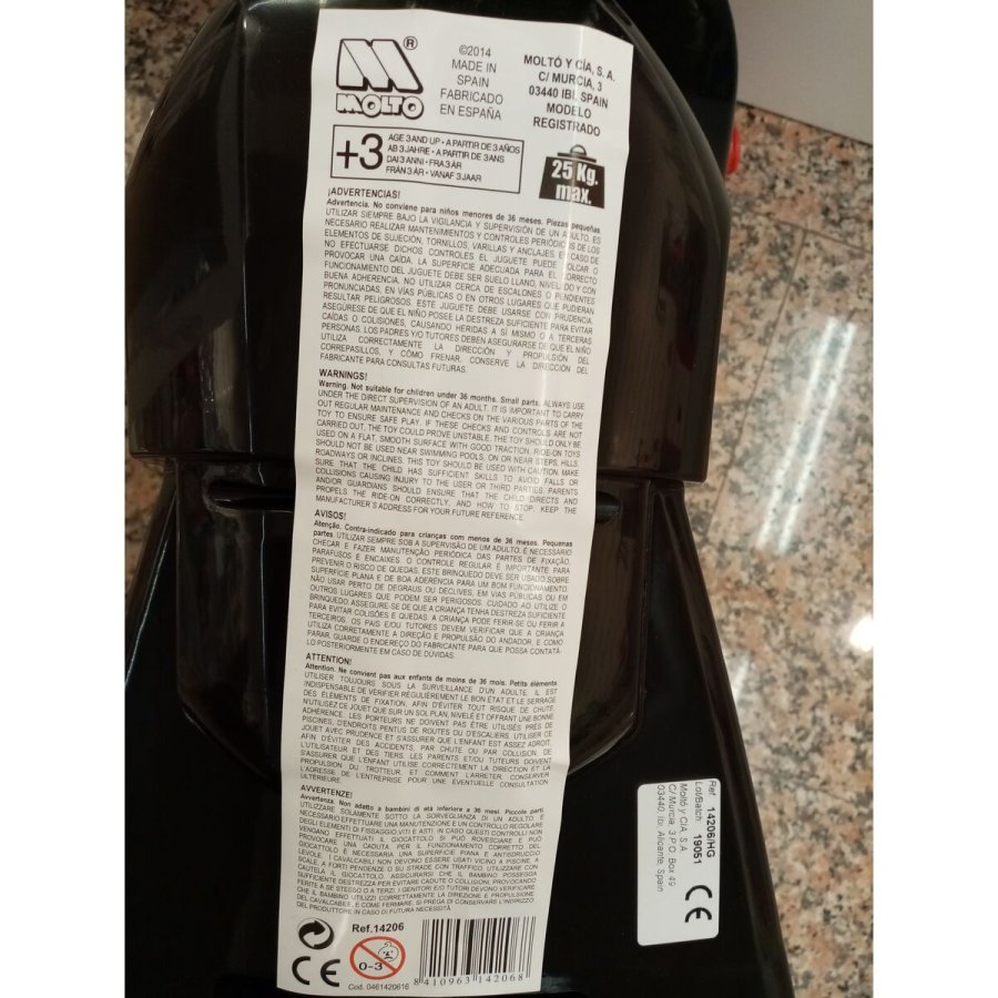 Lbe Motorcykel Molt Advance Rd 92 x 47 x 63 cm #2