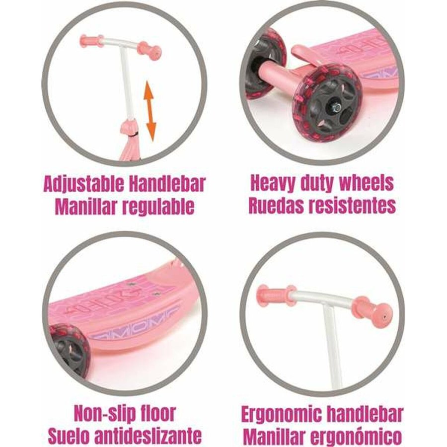 Legetjsscooter Molt Pink 48 x 36 x 90 cm #5