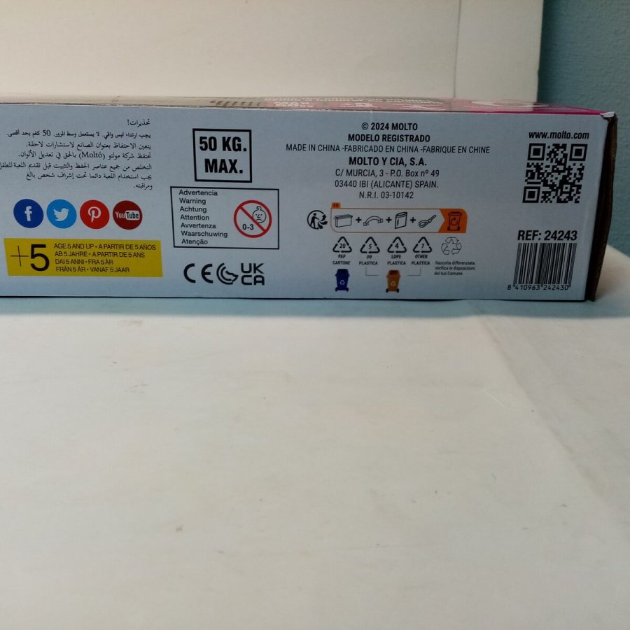 Legetjsscooter Molt Pink 72-77 cm #2