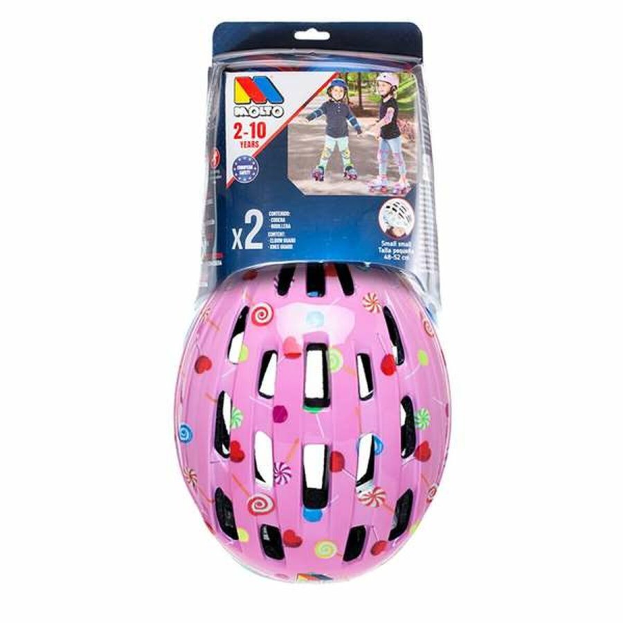Cykelhjelm til brn Molt Pink #1