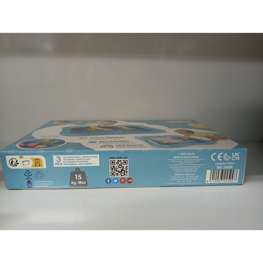 Oppustelig vandlegemtte til spdbrn Molt Playsense 80 x 28 x 82 cm #2