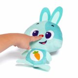 Bamse med Lyd Molt Gusy luz Baby Bunny Turkisbl 7,5 cm #5