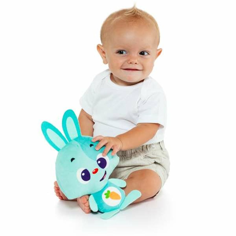 Bamse med Lyd Molt Gusy luz Baby Bunny Turkisbl 7,5 cm #6