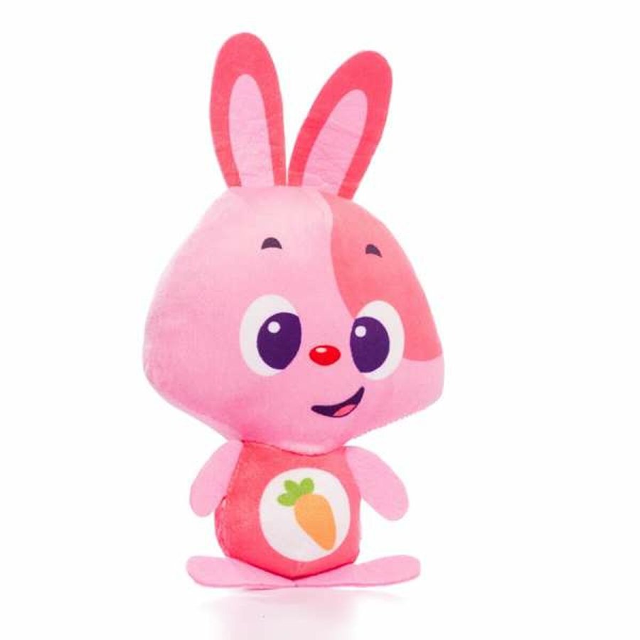 Bamse med Lyd Molt Gusy luz Baby Bunny Pink 7,5 cm #1