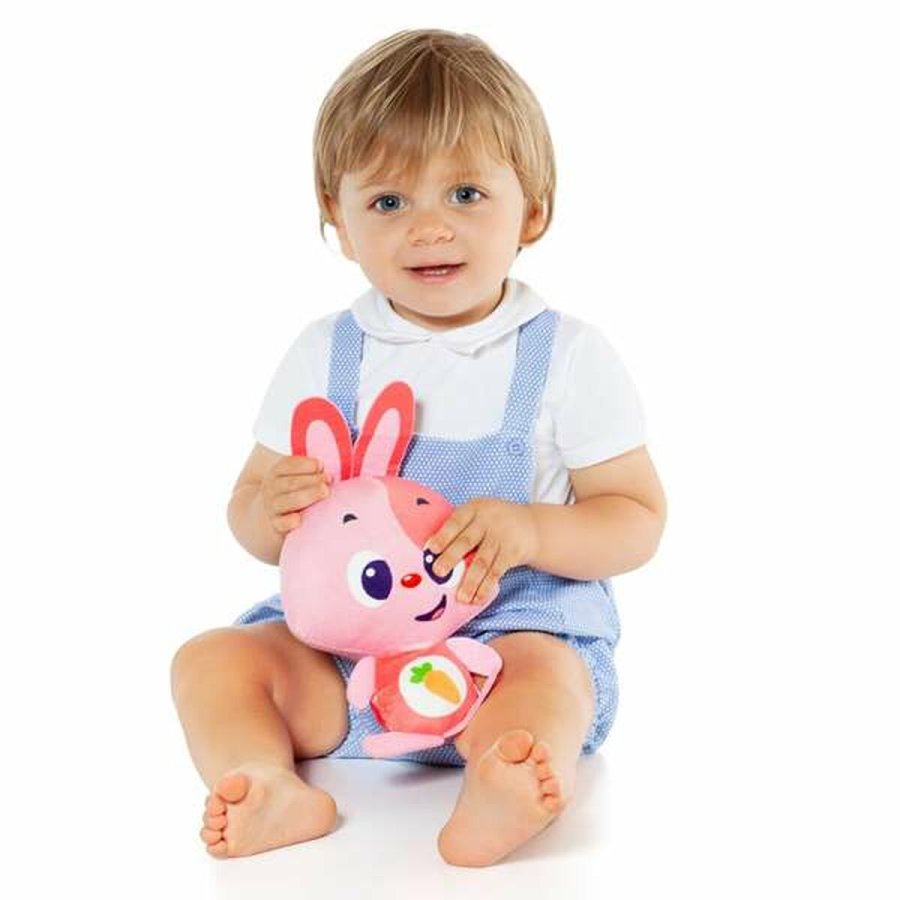 Bamse med Lyd Molt Gusy luz Baby Bunny Pink 7,5 cm #7