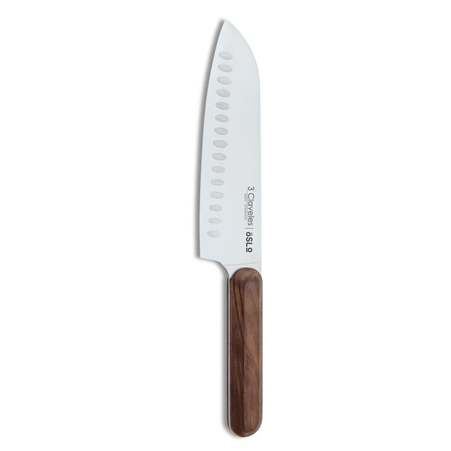 Santoku kniv 3 Claveles Oslo Rustfrit stl 17,5 cm #1