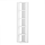 Hjrnembel Alexandra House Living Hvid Tr MDP 33 x 161 x 33 cm 5 Hylder #1