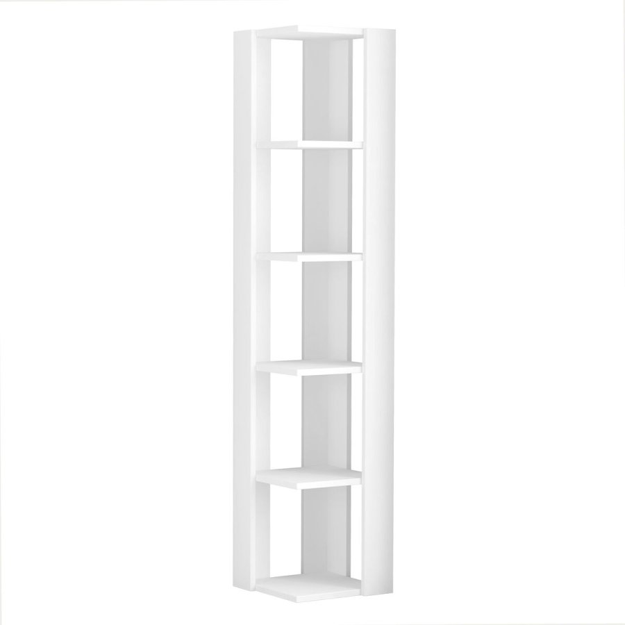 Hjrnembel Alexandra House Living Hvid Tr MDP 33 x 161 x 33 cm 5 Hylder #1