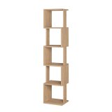 Hjrnembel Alexandra House Living Hrast Tr MDP 35 x 161 x 2 cm 5 Hylder #1