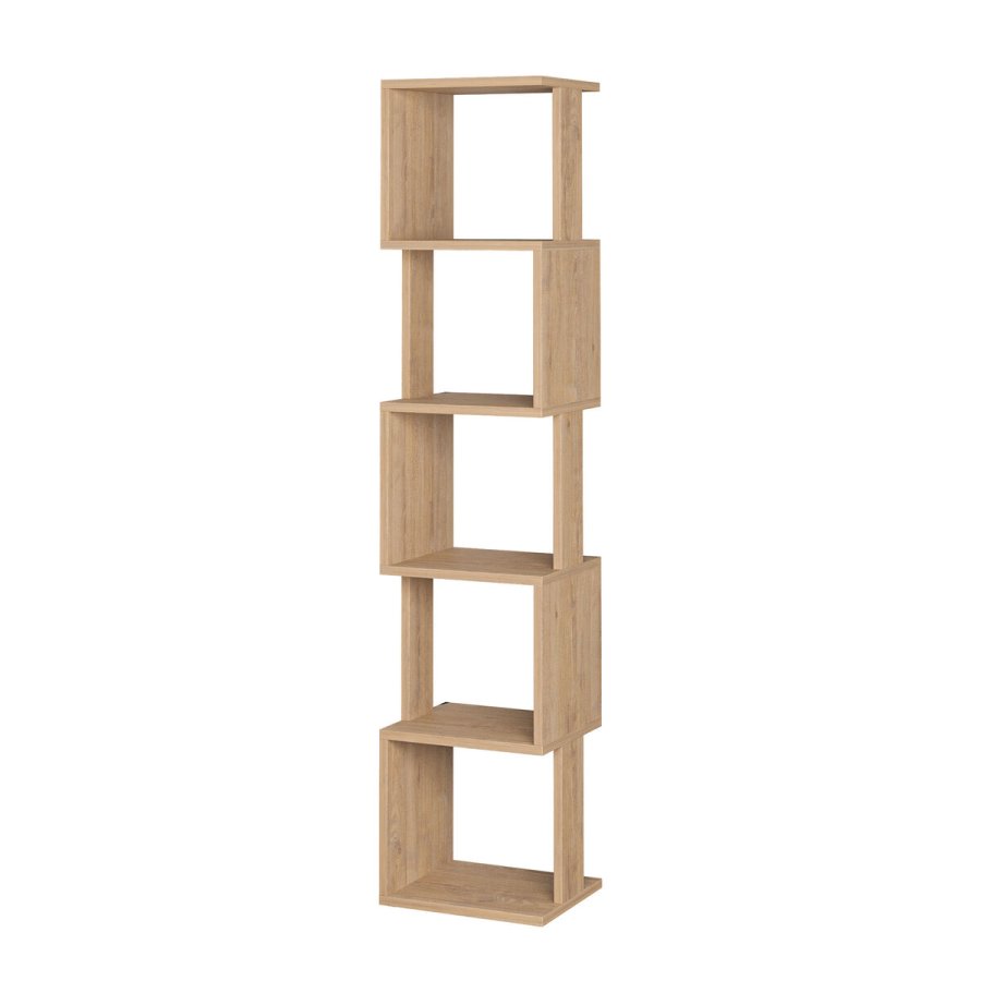 Hjrnembel Alexandra House Living Hrast Tr MDP 35 x 161 x 2 cm 5 Hylder #1