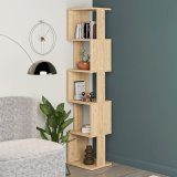 Hjrnembel Alexandra House Living Hrast Tr MDP 35 x 161 x 2 cm 5 Hylder #2