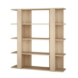 Boghandel Alexandra House Living Hrast Tr MDP 110 x 122 x 29 cm 4 Hylder #1