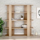 Boghandel Alexandra House Living Hrast Tr MDP 110 x 122 x 29 cm 4 Hylder #2