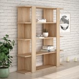 Boghandel Alexandra House Living Hrast Tr MDP 110 x 122 x 29 cm 4 Hylder #3