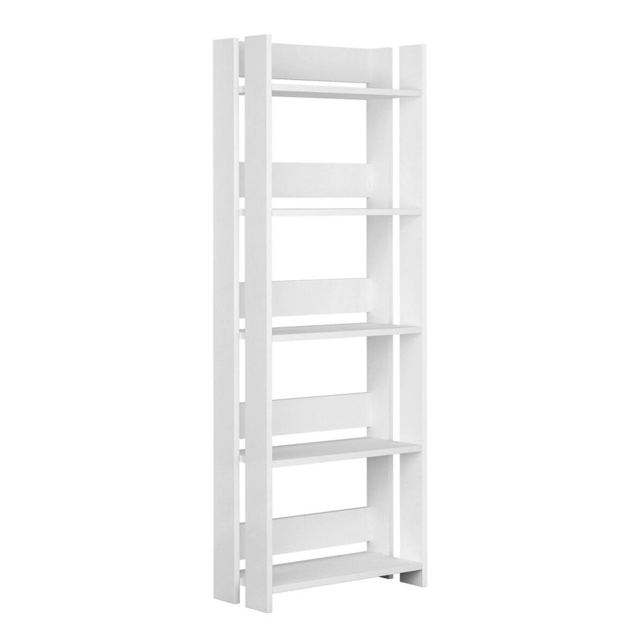 Boghandel Alexandra House Living Hvid Tr MDP 57 x 155 x 25 cm 5 Hylder #1