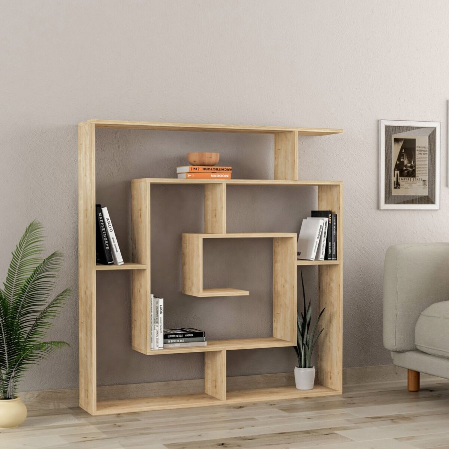 Hylder Alexandra House Living Hrast Tr MDP 125 x 129 x 22 cm Labyrint #2