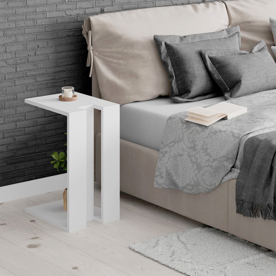 Sofabord Alexandra House Living Hvid Tr MDP 30 x 57 x 40 cm #3