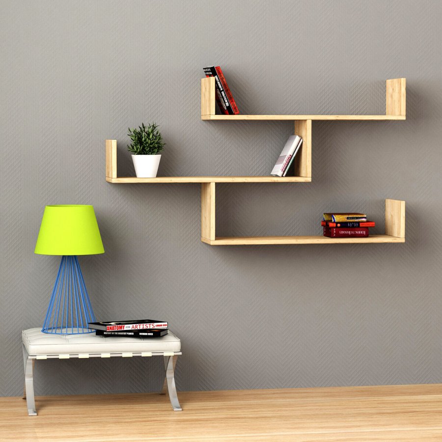 Hylder Alexandra House Living Hrast Tr MDP 119 x 67 x 22 cm #2