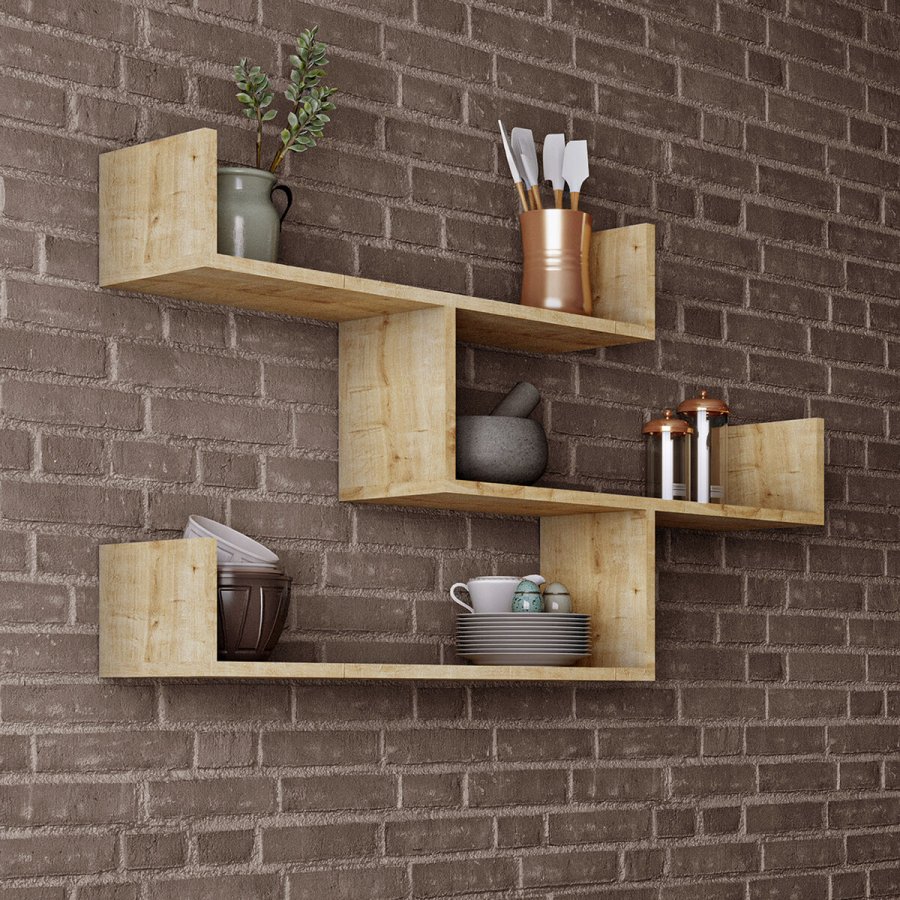 Hylder Alexandra House Living Hrast Tr MDP 119 x 67 x 22 cm #3