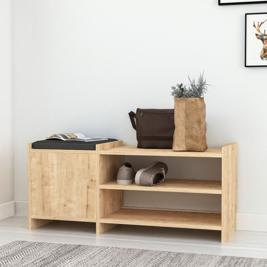 Skobnk Alexandra House Living Brun Gr 100 x 44 x 35 cm 2 Hylder 1 dr #8