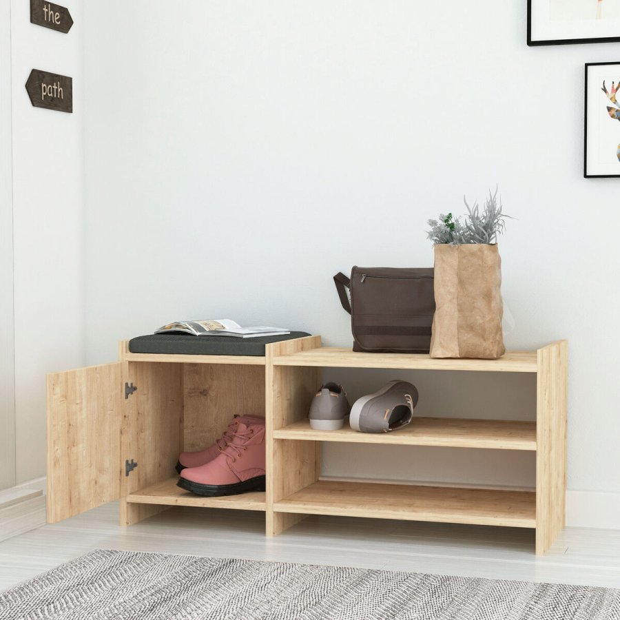 Skobnk Alexandra House Living Brun Gr 100 x 44 x 35 cm 2 Hylder 1 dr #15