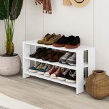 Skobnk Alexandra House Living Hvid 84 x 44 x 29 cm 2 Hylder #15