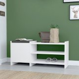 Skobnk Alexandra House Living Hvid Gr 100 x 44 x 35 cm 2 Hylder 1 dr #8
