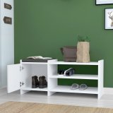 Skobnk Alexandra House Living Hvid Gr 100 x 44 x 35 cm 2 Hylder 1 dr #15