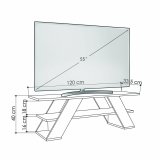 mbler Alexandra House Living Diagonal Hvid 120 x 40 x 33 cm #6