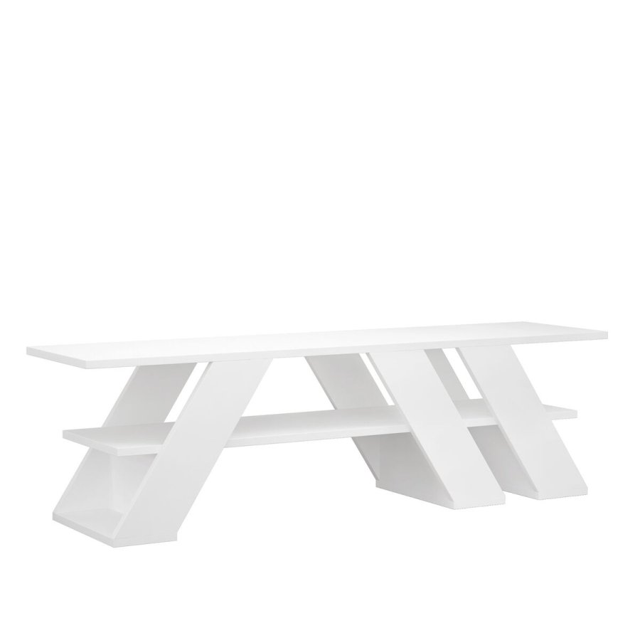mbler Alexandra House Living Diagonal Hvid 140 x 40 x 34 cm #1