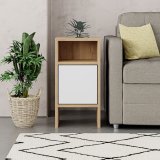 Natbord Alexandra House Living Hvid Brun Tr MDP 29 x 59 x 29 cm 1 dr #22
