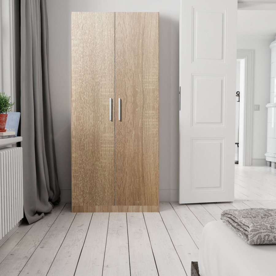 Skoskab Alexandra House Living Lys brun 59 x 171 x 35 cm 2 dre 7 Hylder #8