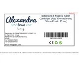 Boghandel Alexandra House Living Brun Tr MDP 58 x 169 x 22 cm 5 Hylder #3