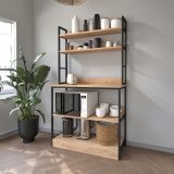 Spisekammer Alexandra House Living 101 x 160 x 36 cm 4 Hylder industriel Hylder #2