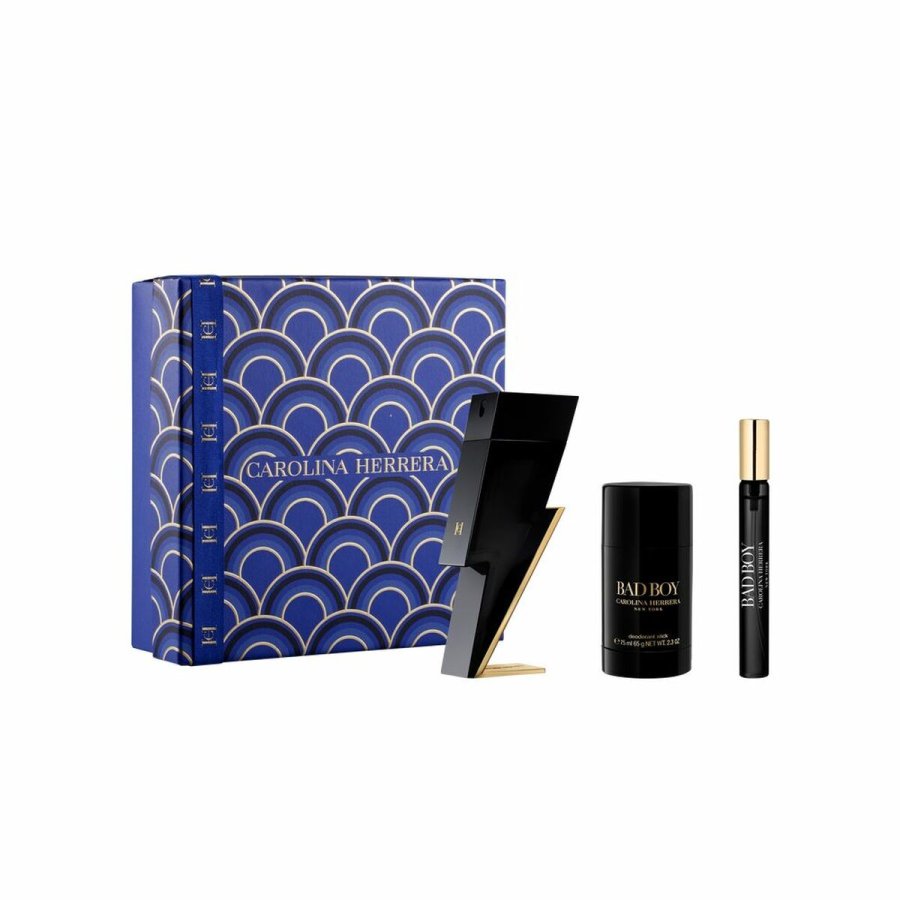 Parfume st til mnd Carolina Herrera Bad Boy EDT 3 Dele #1