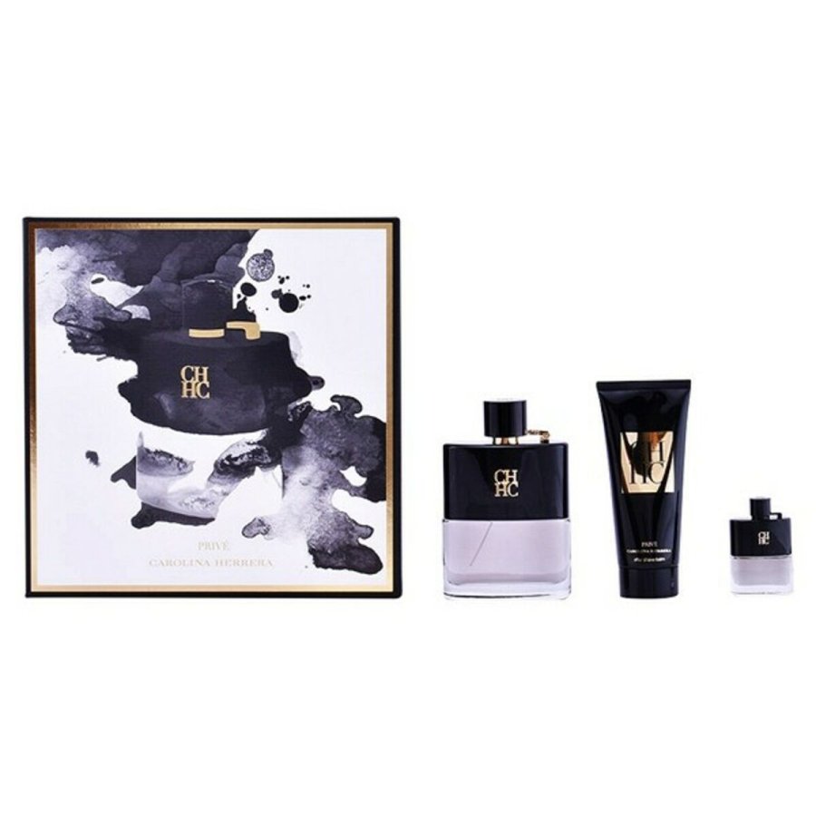 Parfume s�t til m�nd Ch  Prive Carolina Herrera (3 pcs) #2