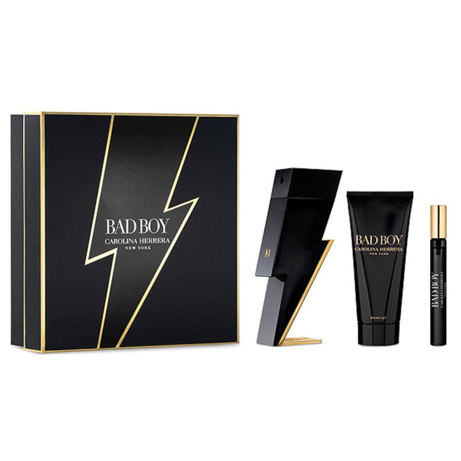 Parfume s�t til m�nd Bad Boy Carolina Herrera (3 pcs) #1