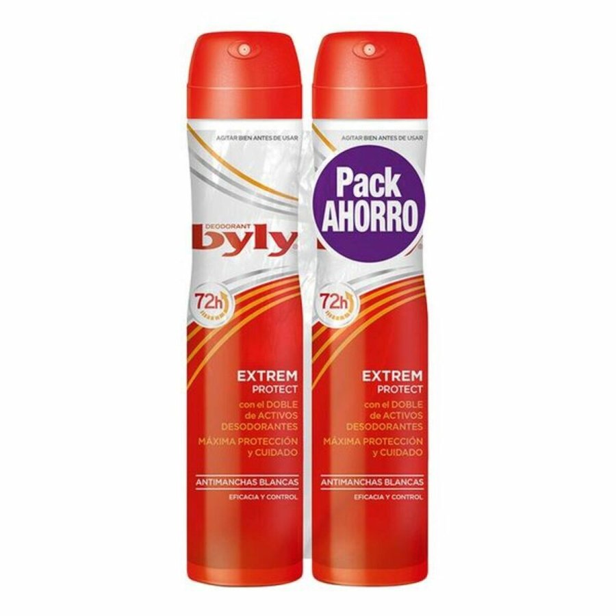 Spray Deodorant Extrem Protect Byly 8411104041158 (2 uds) 200 ml #1