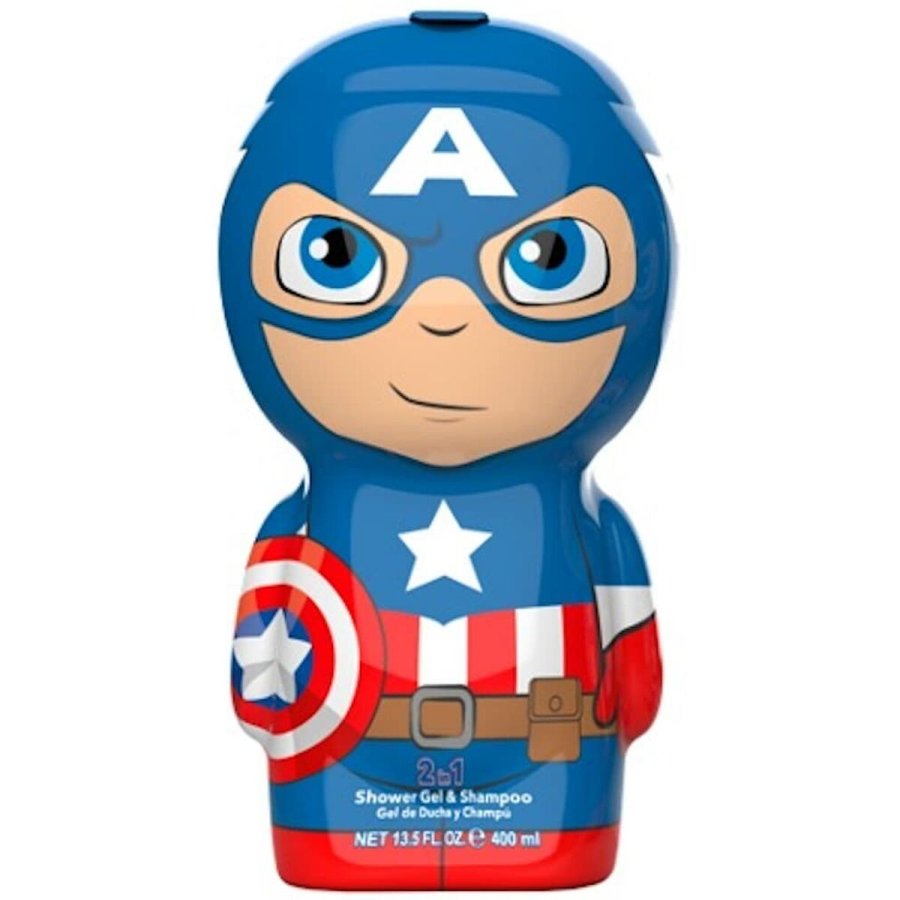 Gel og Shampoo 2 i 1 Air-Val Avengers Capitan America 400 ml #1
