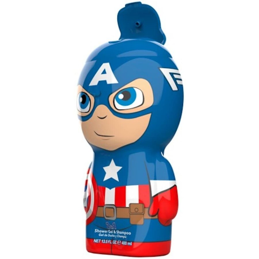 Gel og Shampoo 2 i 1 Air-Val Avengers Capitan America 400 ml #2