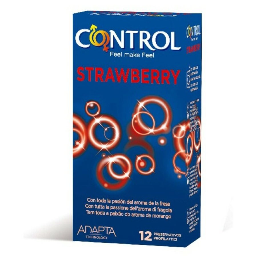 Kondomer Control 43224 Jordbr (12 uds) #1