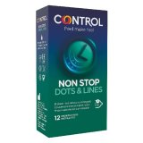 Kondomer Non Stop Dots & Lines Control (12 uds) #1