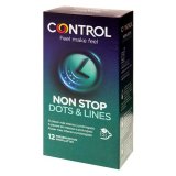Kondomer Non Stop Dots & Lines Control (12 uds) #3